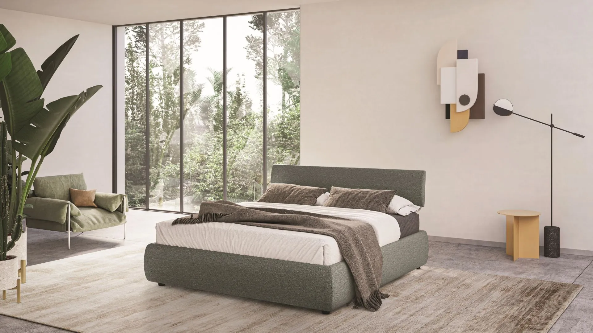 Letto Lanuit by Ergogreen in camera